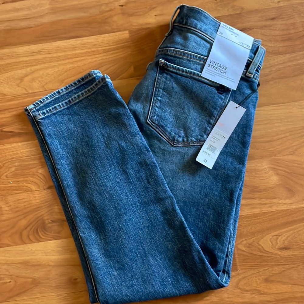 The Laura mid rise cigarette crop jeans
